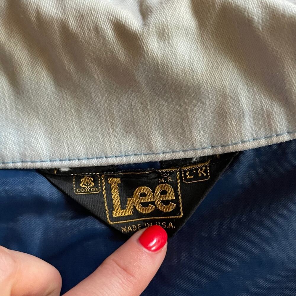 70s Vintage Lee Denim Safari Jacket - Picture 5 of 7